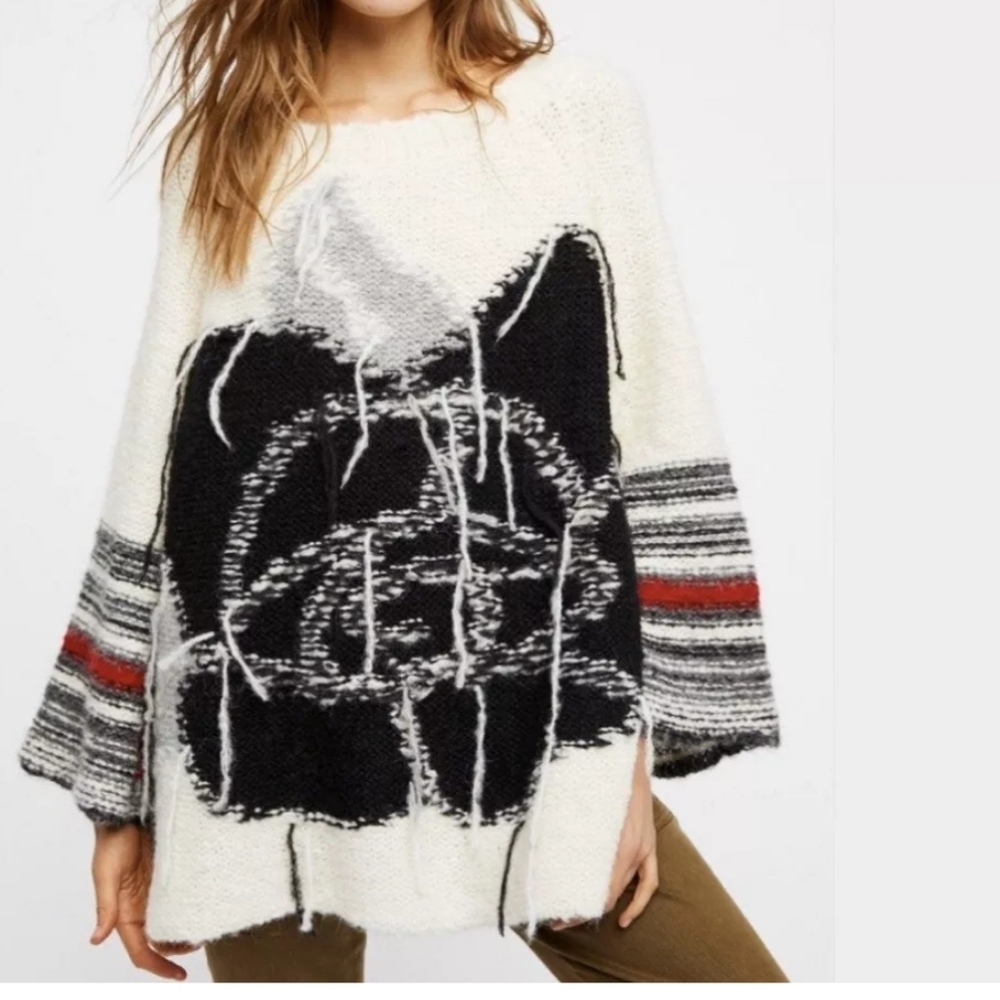 Free People Alpaca Blend Last Rose Sweater